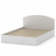 Двоспальне ліжко Компаніт-140 альба (білий) Коломия