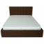 Кровать Двуспальная Richman Санам VIP 180 х 200 см Флай 2231 A1 С дополнительной металлической цельносварной рамой Темно-коричневая Полтава