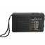 Портативное ретро радио Knstar K- 257 на батарейках 11*7 см черное Полтава