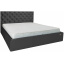 Ліжко Richman Ковентрі VIP 140 х 200 см Missoni 009 З додатковою металевою цільнозварною рамою Темно-сіра Суми