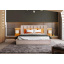 Ліжко Двоспальне Richman Санам VIP 160 х 190 см Місті Mocco З додатковою металевою цільносварною рамою Сіра Полтава