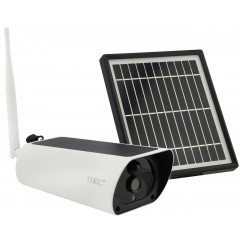 IP камера видеонаблюдения UKC Y9 Wi-Fi 2MP уличная с солнечной панелью (3_00321) Полтава