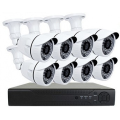 Набор видеонаблюдения AHD HD CCTV 8 камер 1,3MP без монитора Фастов