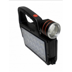 Ліхтар Multifuctional ручний світлодіодний XG-152 Подвійний USB-вихід Ліхтарик акумуляторний 6 режимів сонячна панель Чернівці