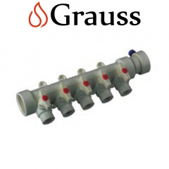 Grauss Колектор на 5 виходів із кульовим перекриттям (40x20) Німеччина Запоріжжя