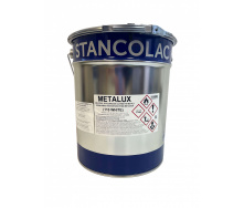 Металюкс Нитро Краска по металлу быстросохнущая антикоррозиционная Stancolac заводское ведро 20 кг белая 