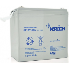 Акумуляторна батарея MERLION AGM GP12550M6 (6017) Житомир