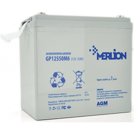 Акумуляторна батарея MERLION AGM GP12550M6 (6017)