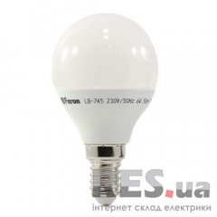 LB-745 Лампа светодиодная P45 6W E14 4000K Feron Полтава
