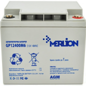 Акумуляторна батарея MERLION AGM GP12400M6 (6016)