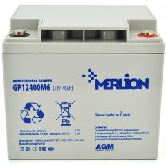 Акумуляторна батарея MERLION AGM GP12400M6 (6016) Житомир