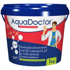 Хлор AquaDoctor C-60T 1 кг в таблетках Днепр