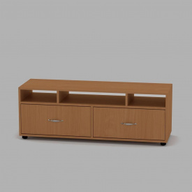 Тумба под ТВ Компанит Плазма 1200x430x380 бук