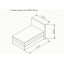 Ліжко Меблі Прогрес Space 1,2 110x1220x1320 мм 1 група Хмельницький