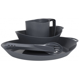 Набор посуды Lifeventure Ellipse Camping Tableware Set graphite (75800)