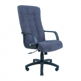 Офісне крісло Атлант Richman Хром сіра тканина
