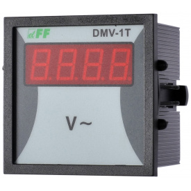 Однофазний щитовий вольтметр F&F DMV-1T 100-265В AC