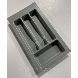 Лоток для кухонних приборів 240/430 сірий пластиковий Rejs