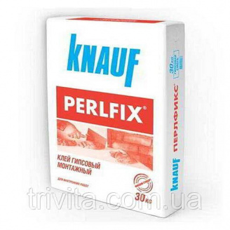 Клей гипсовый монтажный для гипсокартона Knauf Perlfix, 30 кг
