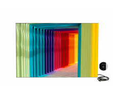 Керамічний обігрівач Кам-Ін кольоровий 700 Вт (700color11) + терморегулятор