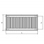 Радиатор отопления KORADO 11K стальной 600x1400 Львов