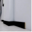 Плінтус МДФ чорний сицилійський, розміри 2070x79x16мм Бушеве