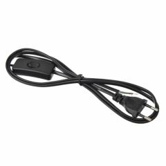 Вилка-кабель-выключателем 1,9 м черный Lemanso LMA017 Прилуки