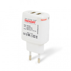 Блок живлення Faraday Electronics 18W/OEM з 2 USB виходами 5V/1A+2.4A Южноукраїнськ