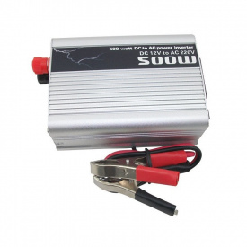 Преобразователь напряжения power inverter Автомобильный инвертор тока 12 В в 220В 500 W синусоида модифицирована
