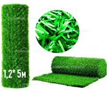 Штучний зелений паркан Green mix трава 1.2х5