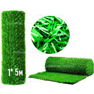 Искусственный зеленый забор Green mix трава 1х5