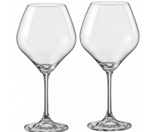 Набор бокалов для вина Bohemia Amoroso 450 мл 2 шт Crystalex (40651 450 BOH)