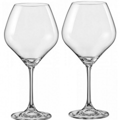 Набор бокалов для вина Bohemia Amoroso 450 мл 2 шт Crystalex (40651 450 BOH) Ужгород