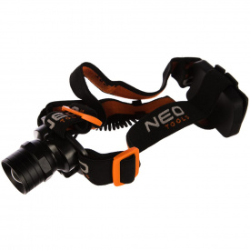 Налобный фонарик NEO Tools 250 люменов зум CREE XPE 3xAAA 99-201
