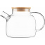 Заварочный чайник Ardesto 1,2 л боросиликатное стекло с бамбуковой крышкой AR3012GB Ивано-Франковск