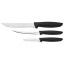 Набір ножів Tramontina Plenus із 3 шт Чорний 23498/013 Херсон