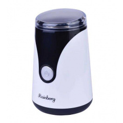Электрическая кофемолка измельчитель роторная Rainberg RB-301 300W White/Black (112612) Новониколаевка