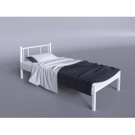 Односпальная кровать Амис-мини Тенеро 80х190 см металлическая белая