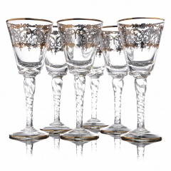 Набор бокалов для вина Lora Бесцветный H70-042 245ml Суми