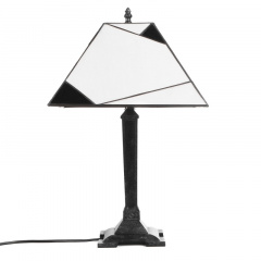 Настольная лампа Тиффани Brille 60W BL-605 Черный Полтава