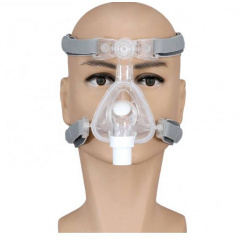 Сипап маска носовая для ИВЛ - размер М Прозрачная Львов