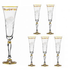 Набор бокалов для шампанского Lora Бесцветный H71-047 200ml Слов'янськ