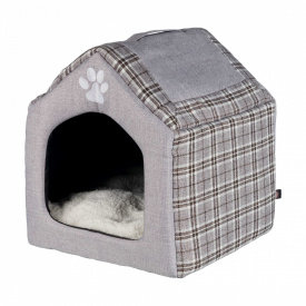 Домик для собак и кошек Trixie Silas 40x45x40 см Серый/крем (4057589363527)