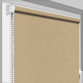 Рулонная штора открытого типа DecoSharm Натура 2076 1900х1700 мм Латте