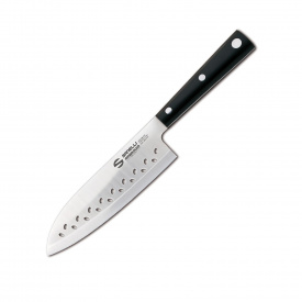 Нож Сантоку Sanelli Ambrogio Hasaki особое лезвие c отверстиями 16 см (77977)