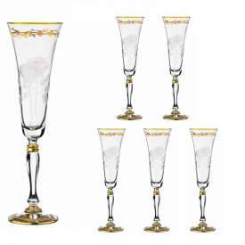 Набор бокалов для шампанского Lora Бесцветный H71-047 200ml