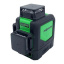 Лазерный нивелир Protester 3x360° H360/2xV360, зеленый луч (LL412G) Сумы