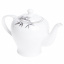 Чайник для заваривания чая Lora Белый 73-040 1350ml Киев