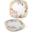 Набор Bona 6 стеклянных тарелок Цветущая вишня 30х30см подставные тарелки DP40063 Сарни