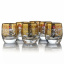 Набор стаканов для напитков Lora Золотистый H70-031 385ml Ворожба